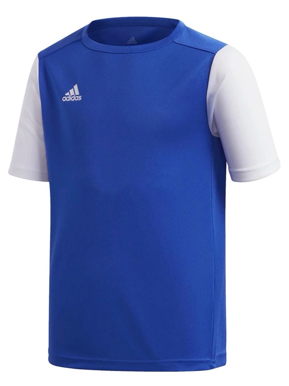 adidas Blue and White Short Sleeve Youth Jersey